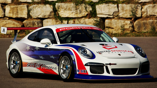 Porsche Gt America Hd Art Keychain
