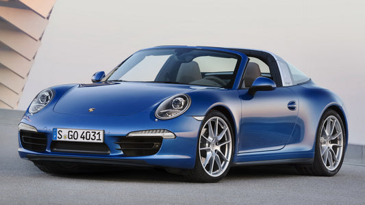 Porsche Targa Hd Art Keychain