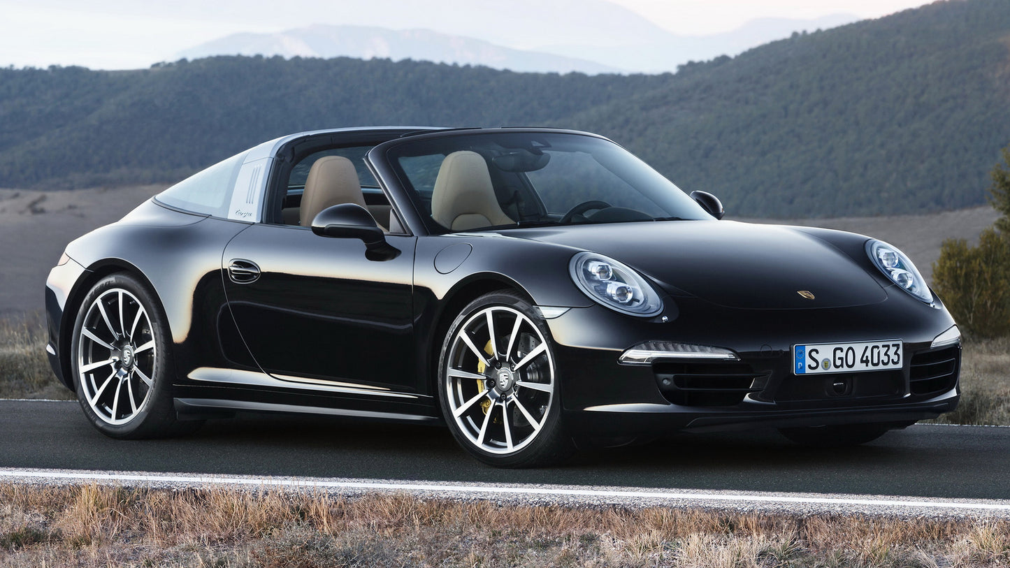 Porsche Targa S Hd Art Keychain