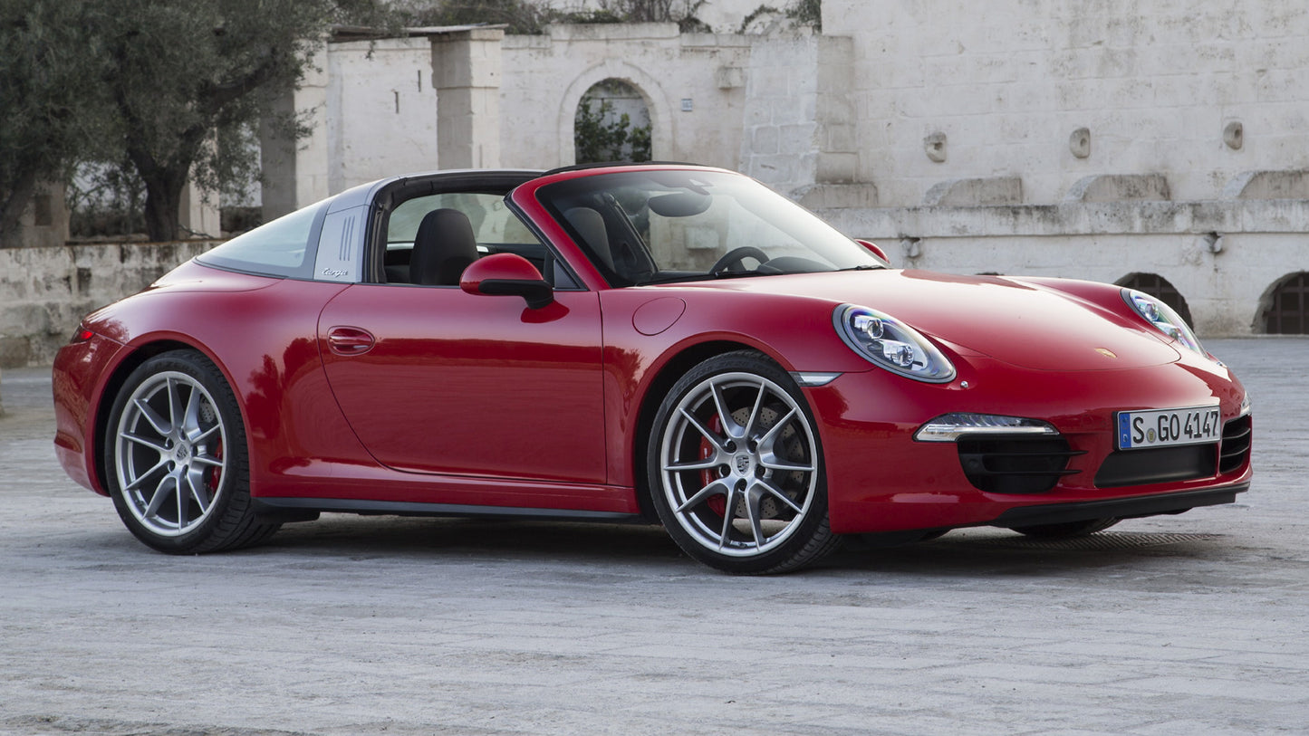 Porsche Targa S Hd Art Keychain