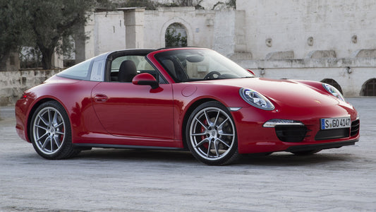 Porsche Targa S Hd Art Keychain