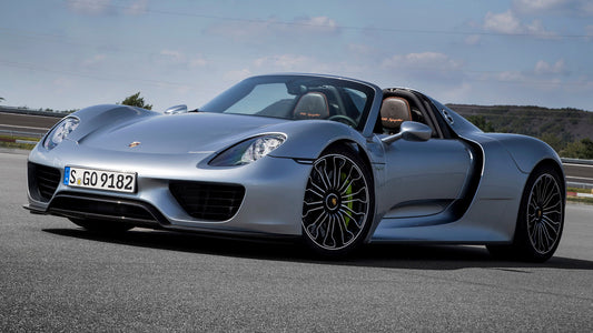 Porsche Spyder Hd Art Keychain