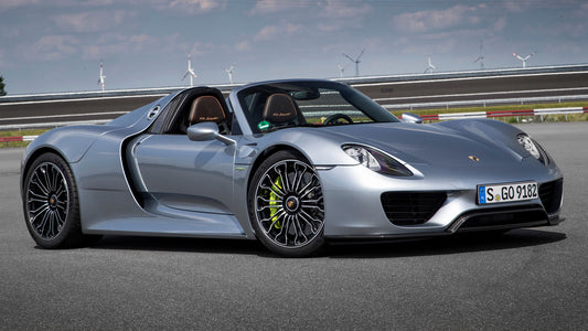 Porsche Spyder Hd Art Keychain