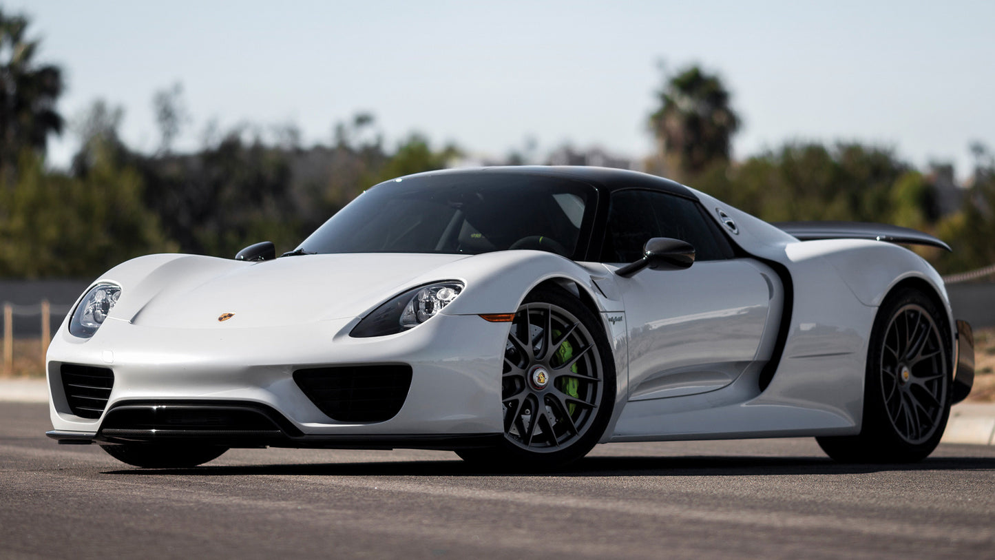 Porsche Spyder Weissach Package Us Hd Art Keychain
