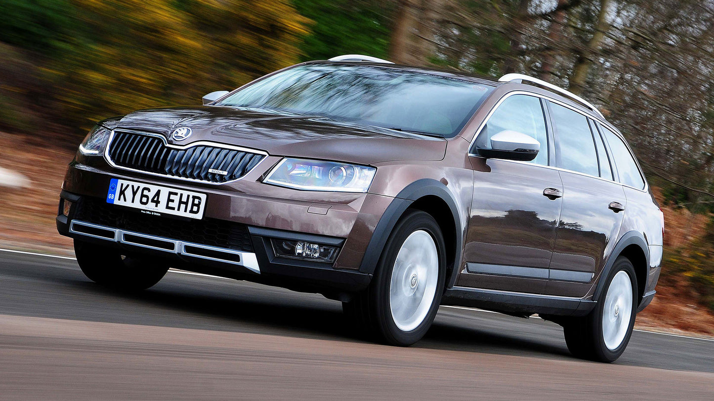 Skoda Octavia Scout Uk Hd Art Keychain