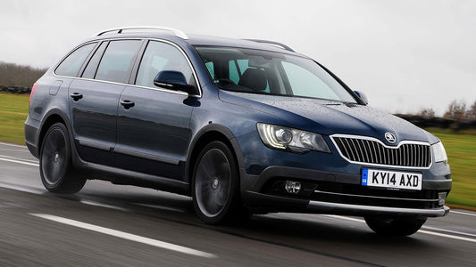 Skoda Superb Estate Outdoor Uk Hd Art Keychain