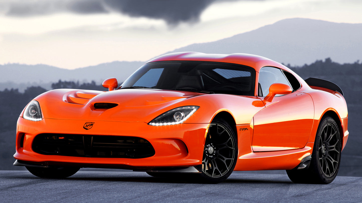 Srt Viper Ta Hd Art Keychain