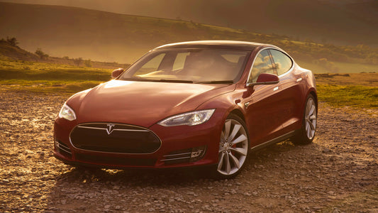 Tesla Model S P85 Uk Hd Art Keychain