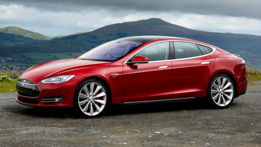 Tesla Model S P85 Uk Hd Art Keychain