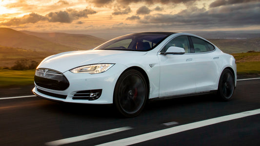 Tesla Model S P85 Uk Hd Art Keychain