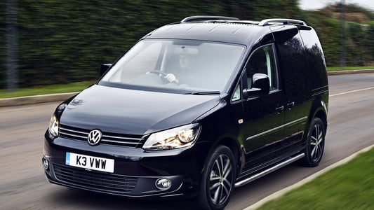Volkswagen Caddy Panel Van Black Edition Uk Hd Art Keychain