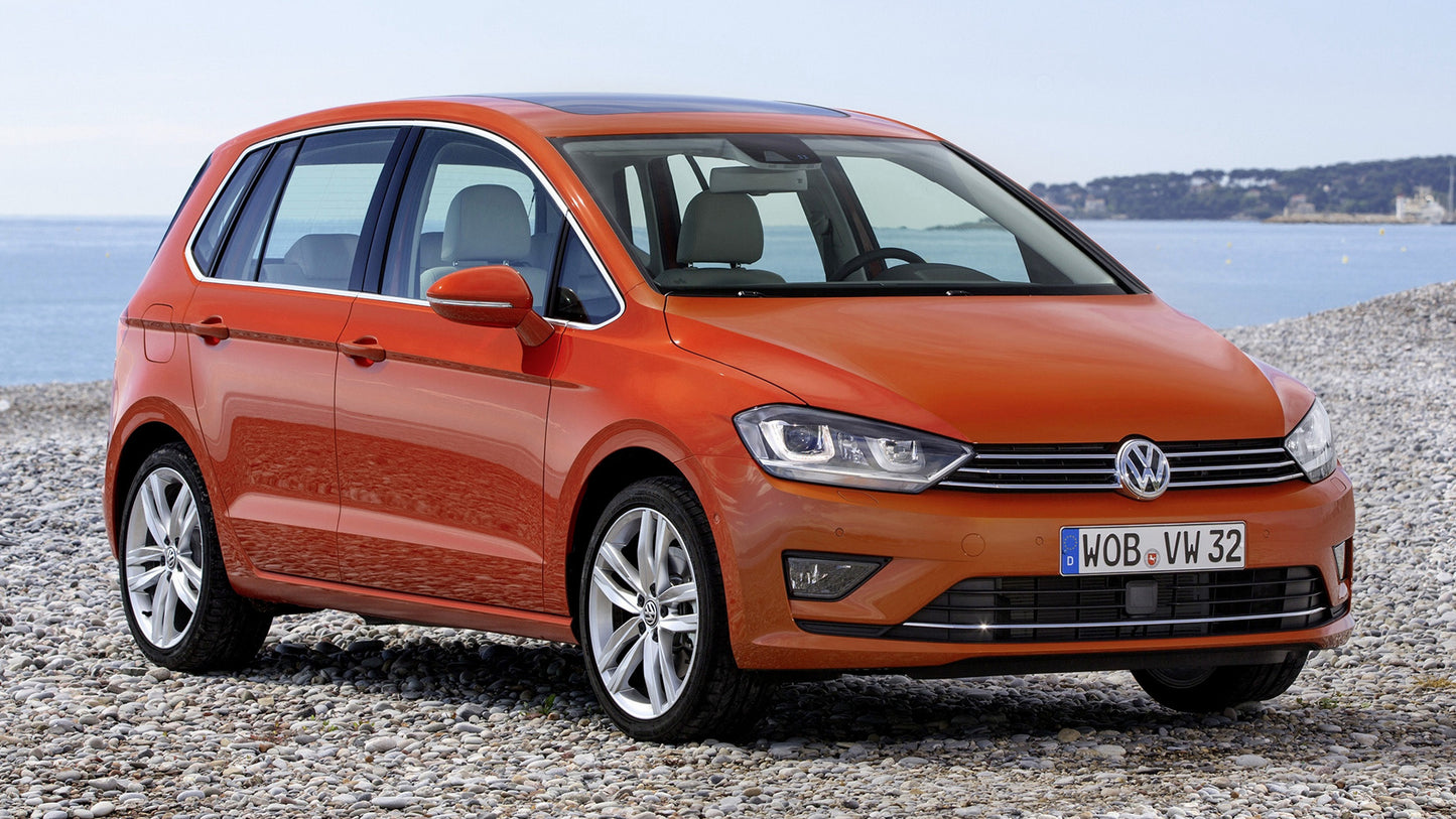 Volkswagen Golf Sportsvan Hd Art Keychain