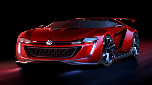 Volkswagen Gti Roadster Vision Gran Turismo Hd Art Keychain
