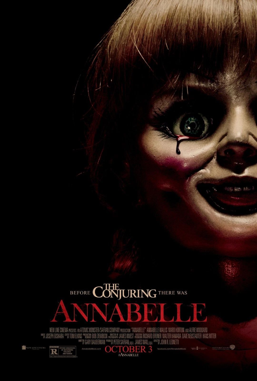 2014 Annabelle Movie Magnet Mia John Father Perez Evelyn