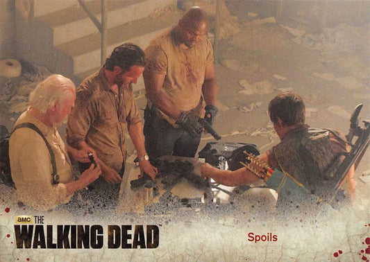 2014 Cryptozoic The Walking Dead Season 3 #17 Spoils Rick & Daryl Amc