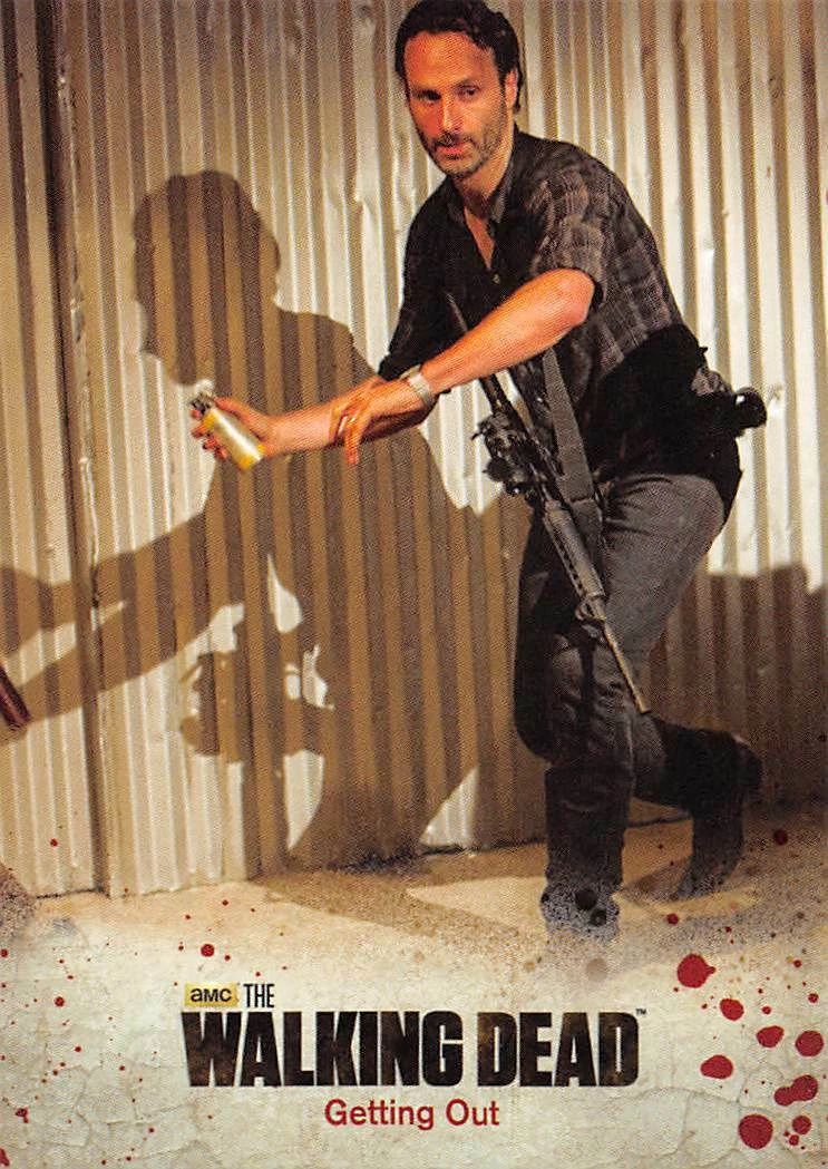 2014 Cryptozoic The Walking Dead Season 3 #43 Getting Out Rick Grimes Amc