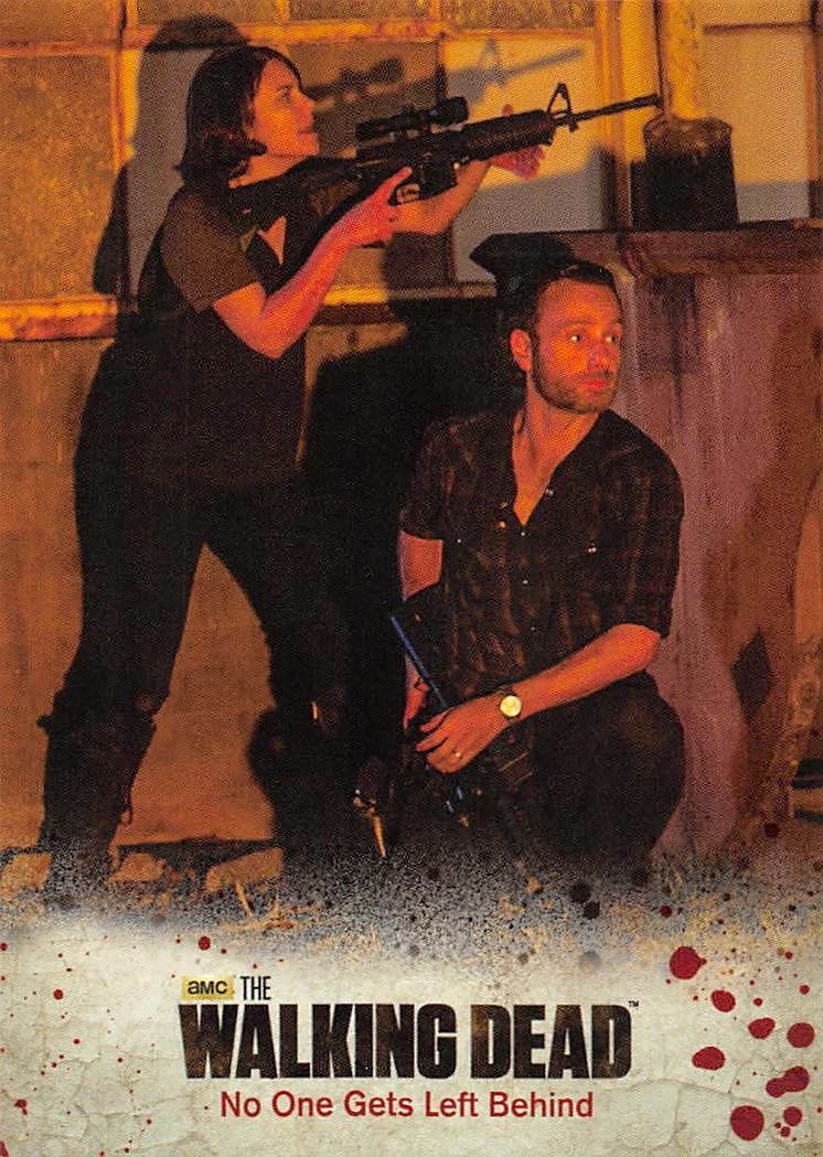 2014 Cryptozoic The Walking Dead Season 3 #44 No One Gets Left Behind Amc