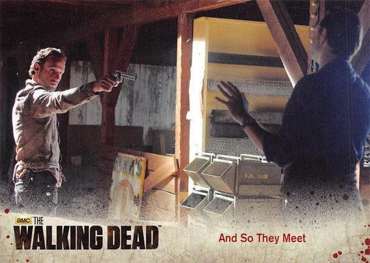 2014 Cryptozoic The Walking Dead Season 3 #59 And So They Meet Rick Amc