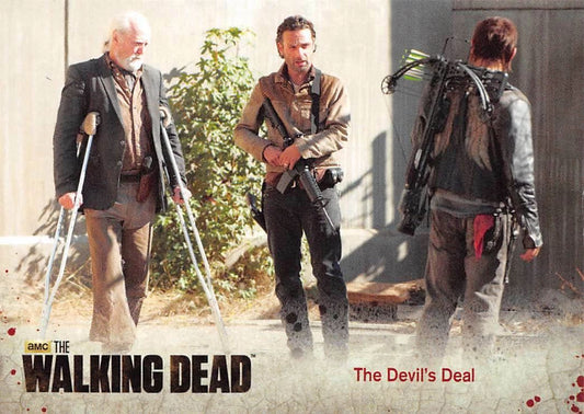 2014 Cryptozoic The Walking Dead Season 3 #61 The Devils Deal Rick Amc