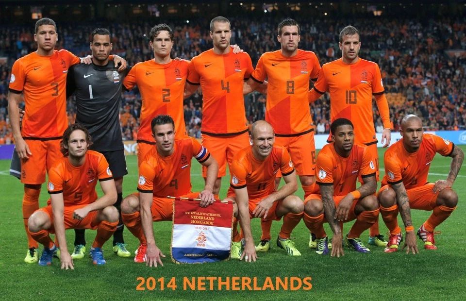2014 Netherlands Team Magnet Soccer Picture World Cup