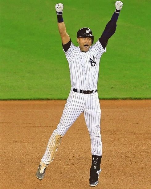 2014 New York Derek Jeter Glossy Keychain Print Yankees Stadium Keychain