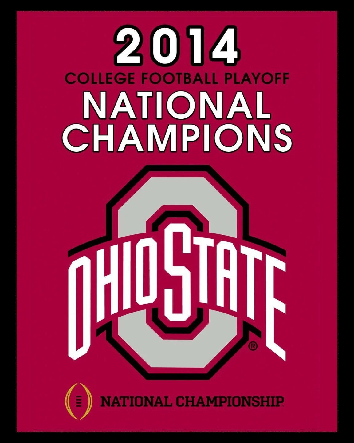 2014 Ohio State Buckeyes Team Magnet Picture Ncaa Football Champs