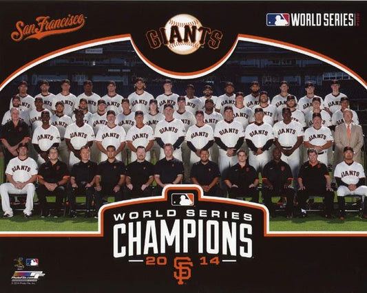 2014 San Francisco Giants Champions Glossy Keychain World Series Roster Keychain