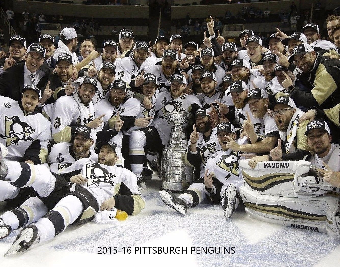 16 Pittsburgh Penguins Team Keychain Nhl Picture Stanley Cup Champs