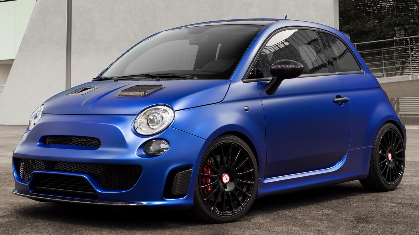 Abarth Blue Wonder By Pogea Racing Hd Art Keychain