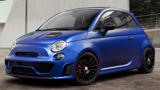 Abarth Blue Wonder By Pogea Racing Hd Art Keychain