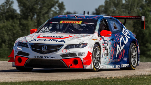 Acura Tlx Gt Race Car Hd Art Keychain
