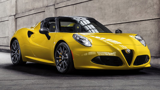Alfa Romeo 4C Spider Us Hd Art Keychain