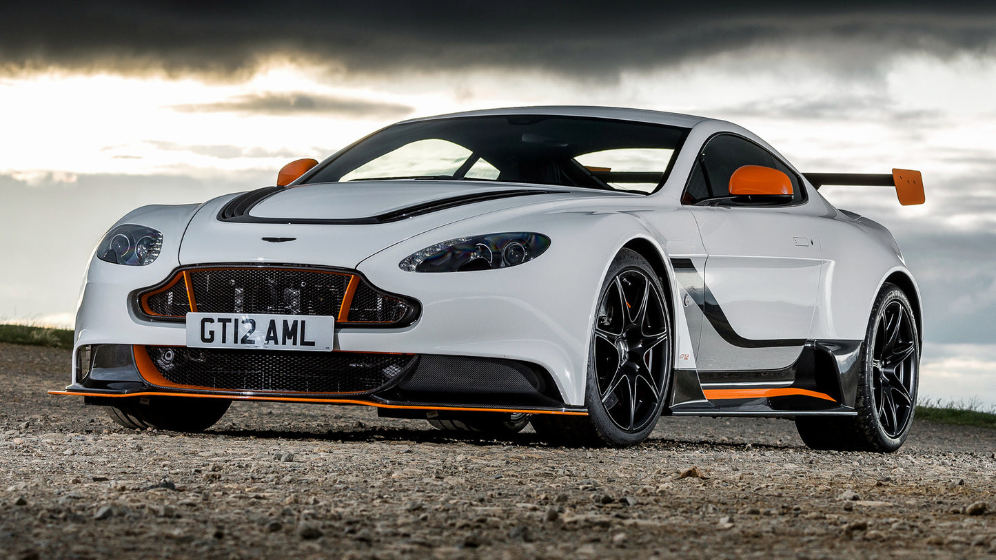 Aston Martin Vantage Gt12 Uk Hd Art Keychain