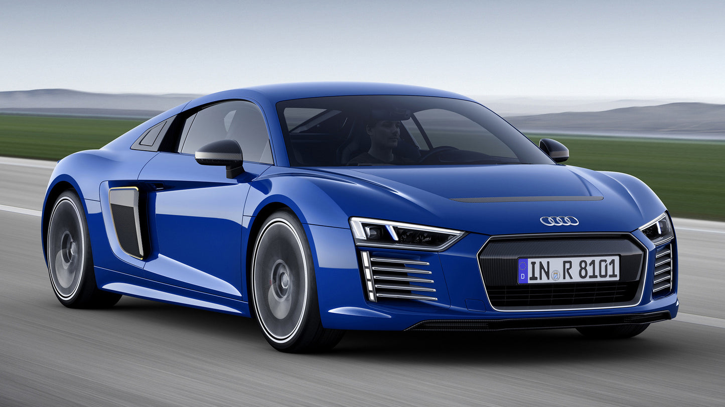 Audi R8 Coupe E Tron Hd Art Keychain