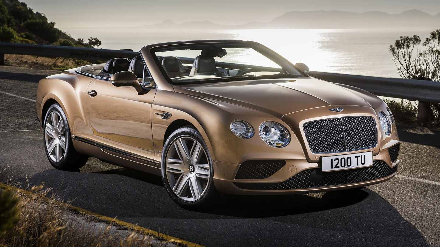 Bentley Continental Gt Convertible Hd Art Keychain