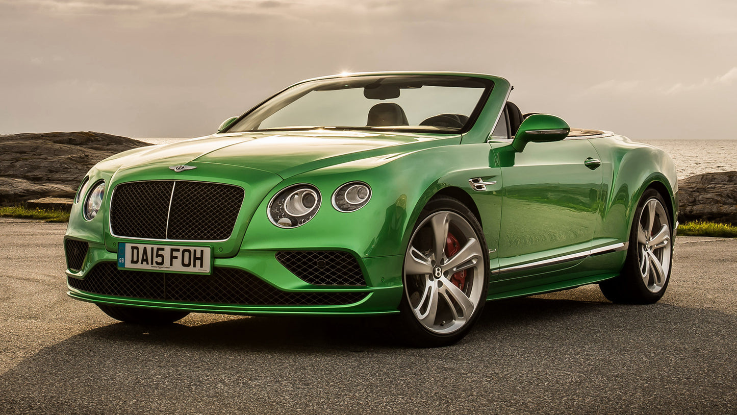 Bentley Continental Gt Speed Convertible Hd Art Keychain