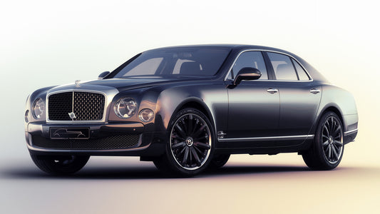 Bentley Mulsanne Speed Blue Train By Mulliner Hd Art Keychain