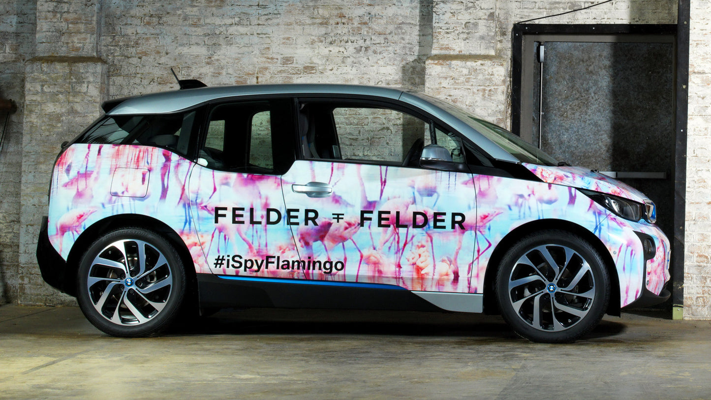 Bmw I3 Felder And Felder Hd Art Keychain