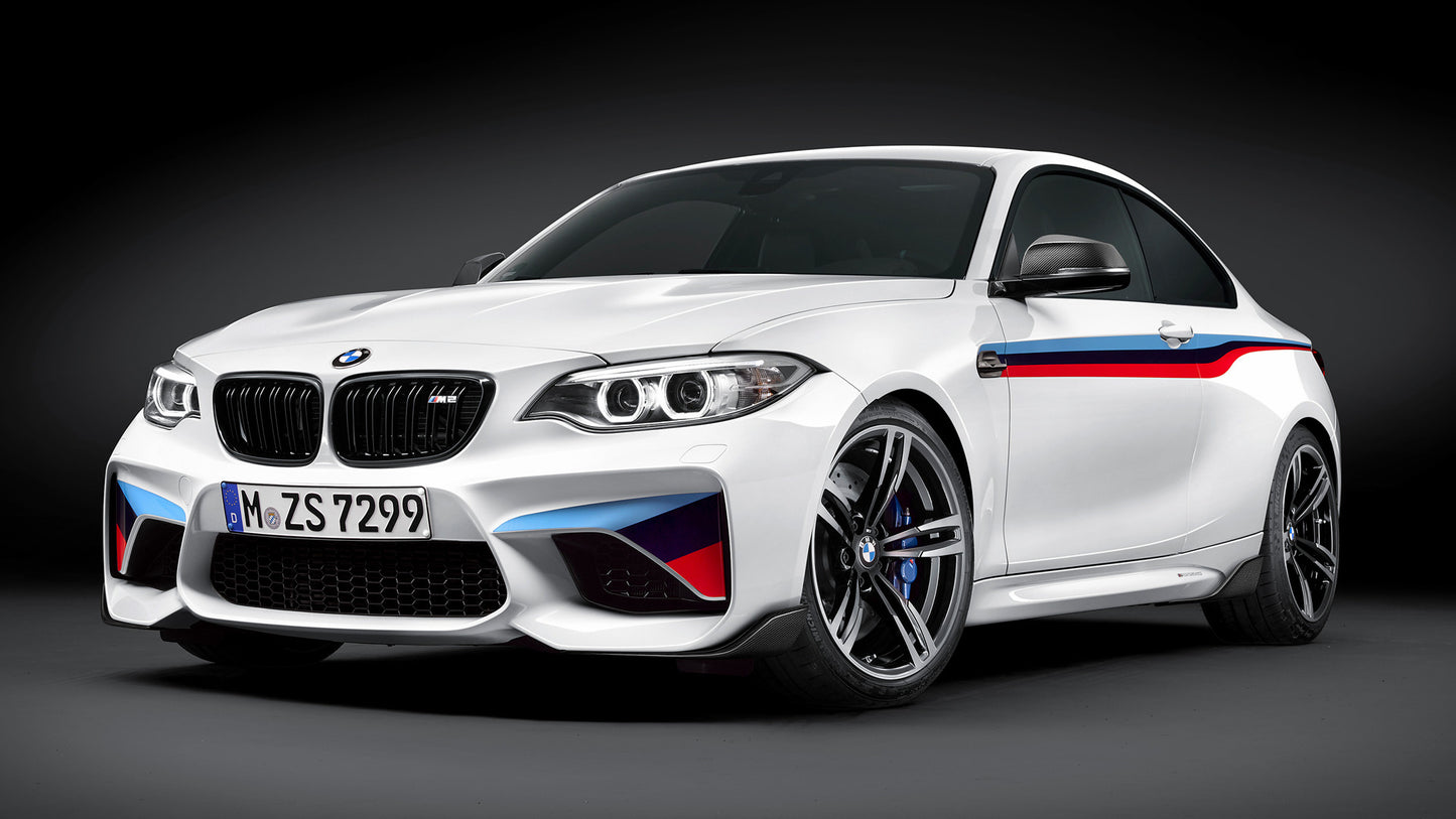 Bmw M2 Coupe With M Performance Parts Hd Art Keychain