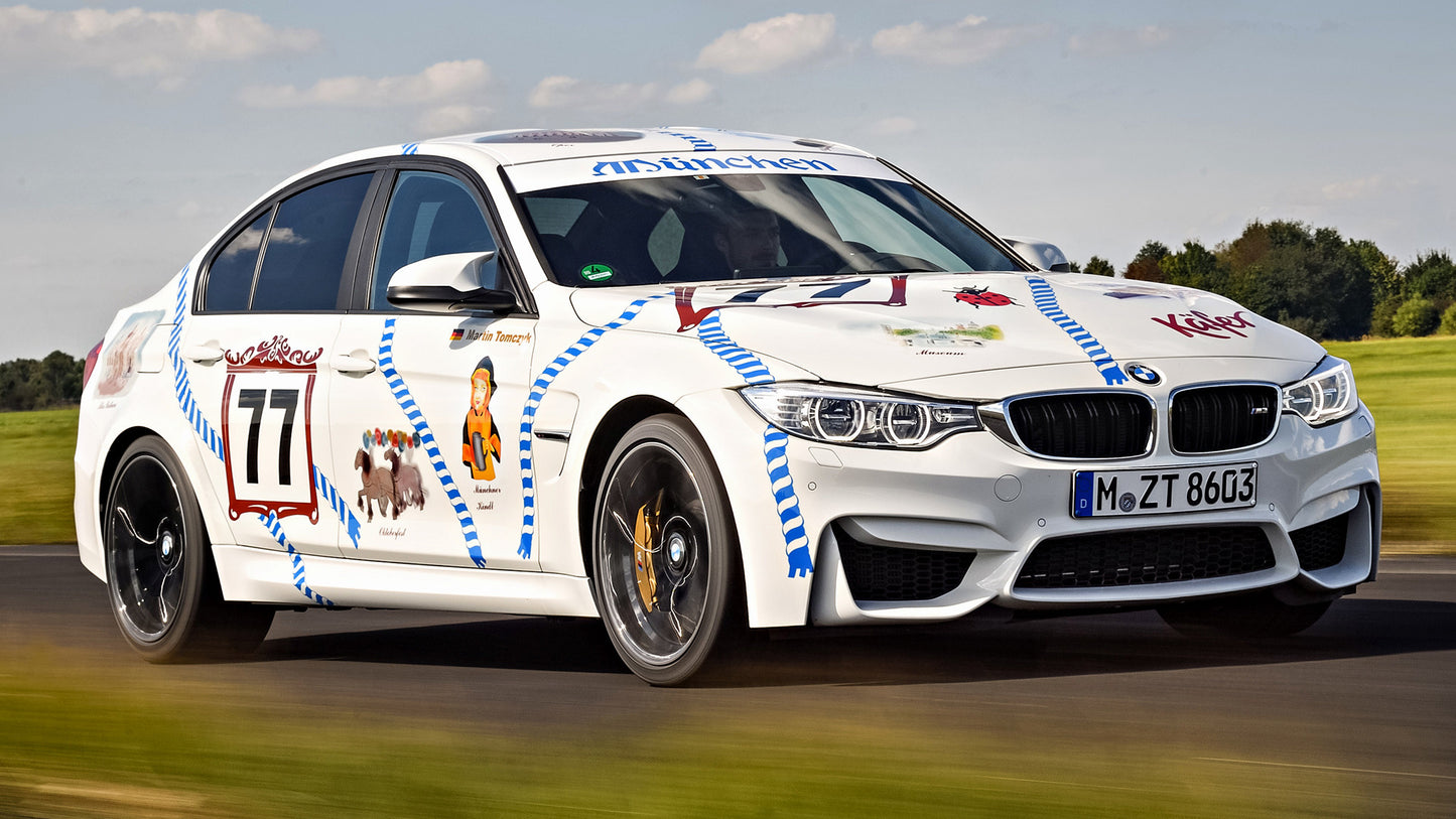 Bmw M3 Munchner Wirte Hd Art Keychain