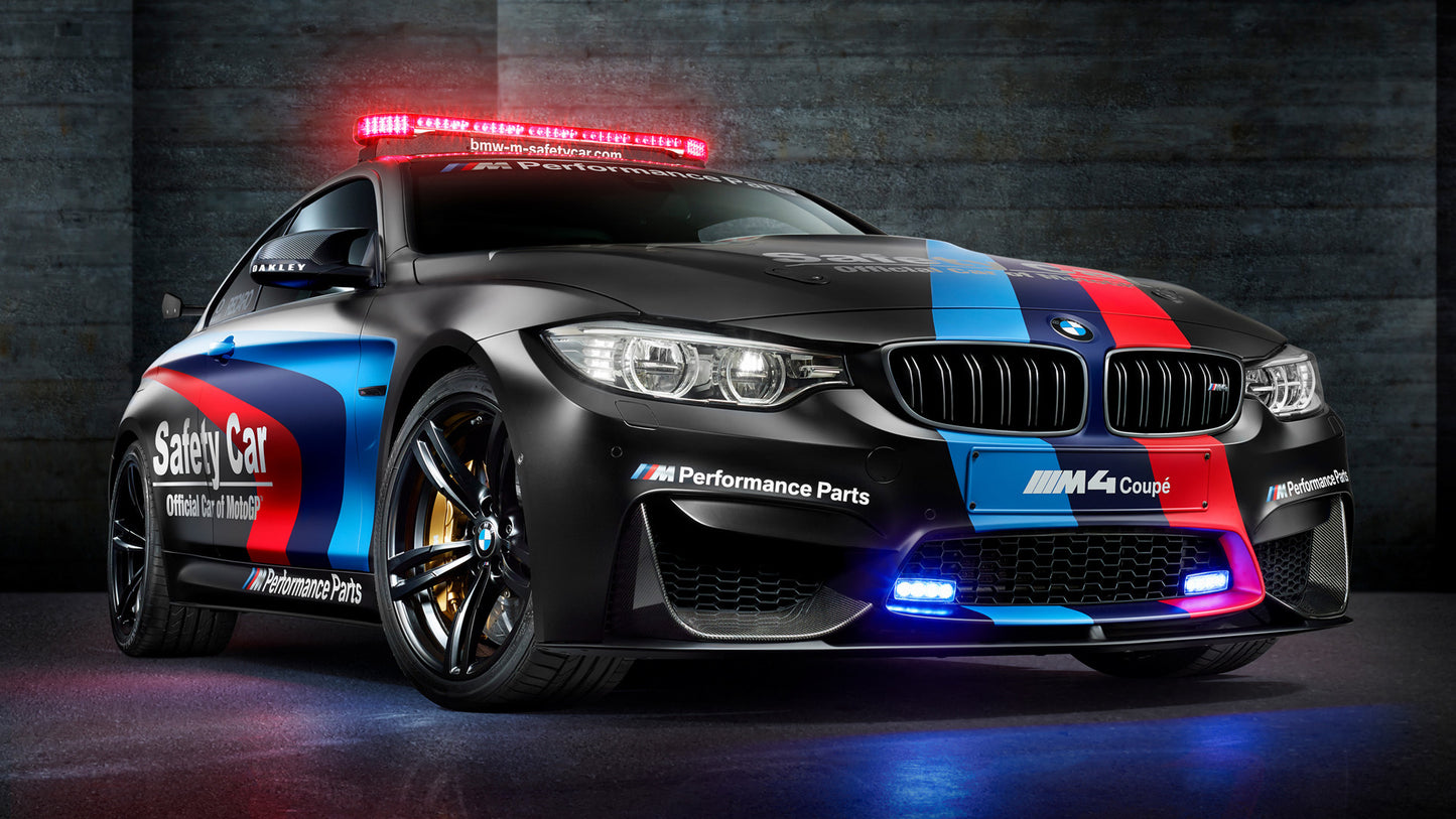 Bmw M4 Coupe Motogp Safety Car Hd Art Keychain