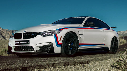 Bmw M4 Coupe With M Performance Parts Us Hd Art Keychain