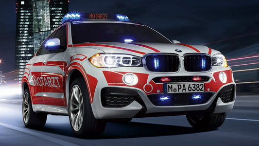 Bmw X6 M Sport Notarzt Hd Art Keychain