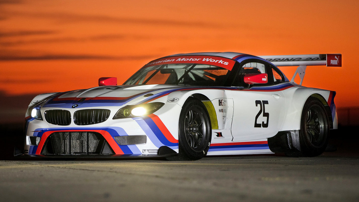 Bmw Z4 Gtlm Hd Art Keychain