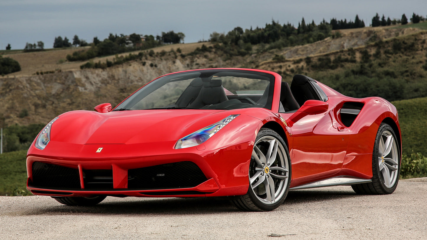 Ferrari Spider Hd Art Keychain