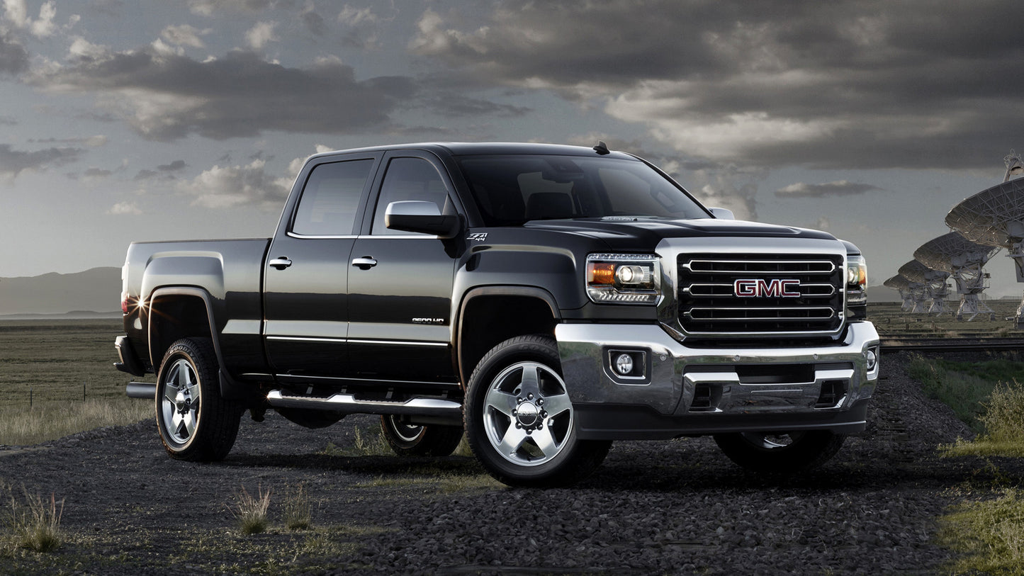 Gmc Sierra Hd Slt Crew Cab Hd Art Keychain