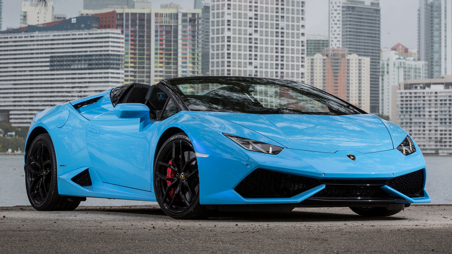 Lamborghini Huracan Lp Spyder Hd Art Print Poster