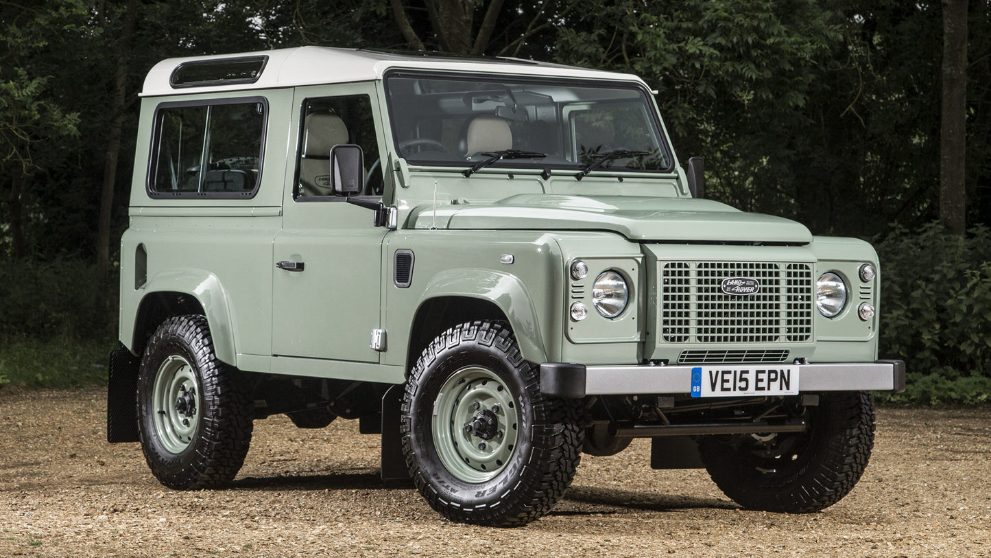 Land Rover Defender Heritage Uk Hd Art Print Poster
