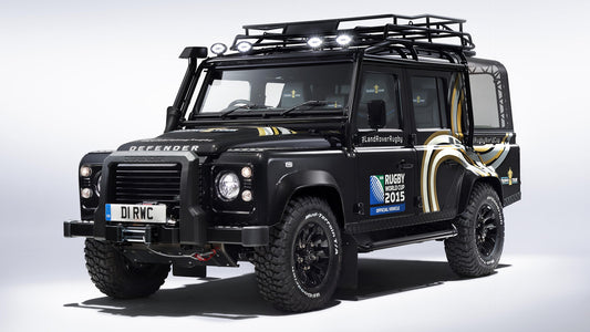 Land Rover Defender Rugby World Cup Hd Art Print Poster
