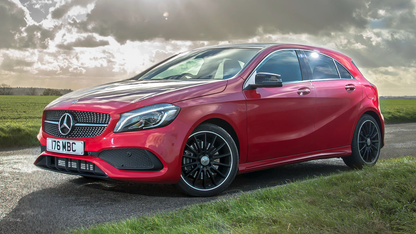 Mercedes Benz A Class Amg Line Uk Hd Art Print Poster